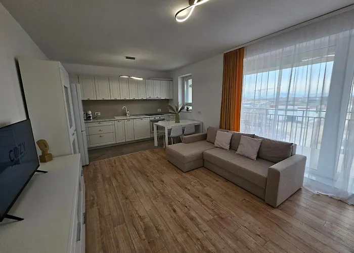 Cozy Deluxe - Coresi Mall #brasov Апартаменты